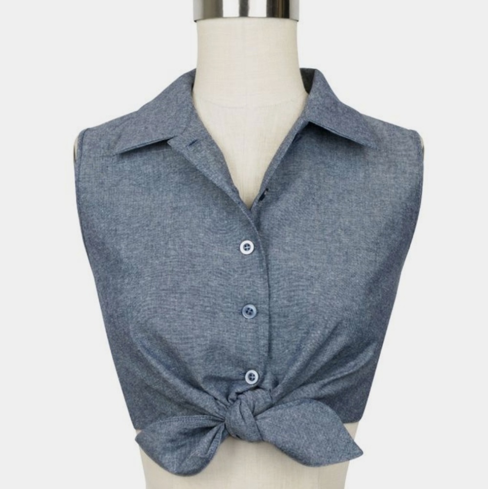 Trashy Diva Dollie Tie Front Shirt NWT sz 22 24